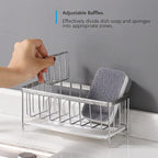 Kavciva Sink Caddy Sponge Holder, 304 Stainless Steel Dish Brush Holder - Image 4