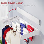 Wall Mounted Drying Rack 40", Foldable Laundry Drying Rack - Image 2