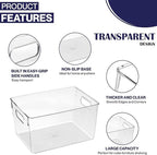 Clear Plastic Storage Bins, Pantry Organizers and Storage Containers Fridge - Image 4