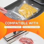 Wevac 6” x 10” 200 Count Food Vacuum Sealer Bags Keeper, PreCut Pint, BPA Free - Image 8