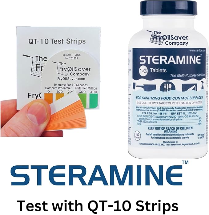 1 Bottle Steramine Sanitizer Tablets - Image 6