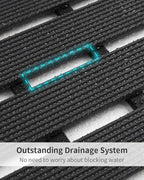 Shower-Mat Non Slip, PADOOR Heavy Duty Bathtub-Mat Curlable Quick Drain Sturdy - Image 3