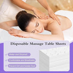 100 Pack Disposable Bed Sheets – 31.5 x 71 in Waterproof Non-woven Sheets - Image 2