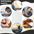 Breling 100 Pcs 31.5 x 71 Inch Disposable Bed Sheets Oil-proof PE Film Massage - Image 5