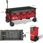 Sekey 48''L Collapsible Foldable Extended Wagon - Image 7