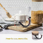 All in One Adjustable Measuring Cup, Push Up Measuring Cup Solid and Liquid - Image 7