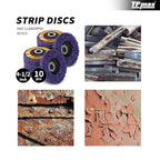 4-1/2" x7/8'' Stripping Discs Rust Remover Wheel Remove Paint and Oxidation - Image 3