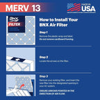 BNX TruFilter 16x25x4 MERV 13 Air Filter - Image 7