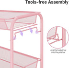 TOOLF 3 Tier Rolling Utility Cart - Image 3
