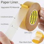 Double Sided Tape Heavy Duty, 1in x 33FT, Universal High Tack, Strong Wall - Image 2