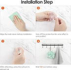 Myfolrena Adhesive Kitchen Hooks Utensil Hanger Holder Hanging Rack 2 Pack - Image 7