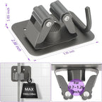Broom Holder Wall Mount Screw Drilling, Sturdy Heavy Duty Stainless Steel Mop - Image 2