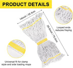 KeFanta 3 Pack Heavy Duty Commercial Mop Head Replacement, Looped End String - Image 5