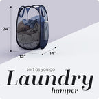 Handy Laundry Collapsible Mesh Pop Up Hamper - Image 2
