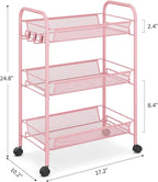 TOOLF 3 Tier Rolling Utility Cart - Image 9