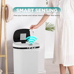 Automatic Motion Sensor Bathroom Trash Can - Image 3
