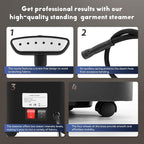 CGOLDENWALL Commercial Standing Garment Steamer - Image 7