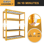 REIBII 40" W Garage Shelving 2240 LBS Storage Shelves Adjustable Heavy Duty - Image 7