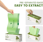 SUPERBIO 4 Gallon Compostable Drawstring Food Scrap Bags, 15.1 Liter, 0.9 Mil - Image 2
