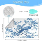 Chinoiserie Flower Peacock Ironing Mat Thickened Ironing Blanket Travel - Image 2
