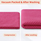 Homaxy 100% Cotton Waffle Weave Kitchen Dish Towels, Ultra Soft Absorbent Quick - Image 8