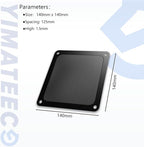 Dust Filter PC 140mm for Computer Cooler Fan/PSU/Routers PVC 50 Mesh, Magnetic - Image 6