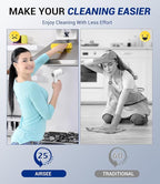AIRSEE Cordless Electric Spin Scrubber, Handheld Power Shower Cleaner Brush - Image 5
