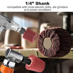 HighFree 7 PCS Non Woven Abrasive Buffing Polishing Wheels Drill Attachment Set - Image 7