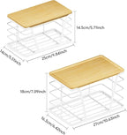 2 Pack Stackable Laundry Room Organization and Storage, Laundry Room Decor and - Image 9