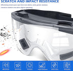 OXG 6 Pack Safety Goggles ANSI Z87.1 Glasses, Anti-Fog Protective Safety - Image 4