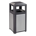 Safco Evos Steel Trash Can, 15 Gallons, Indoor and Outdoor Use, Commercial by SafcoProducts