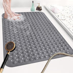 Shower Mat Non Slip: 35.4 x 23.6 Inch Extra Large TPE Shower Mats by Mofonky