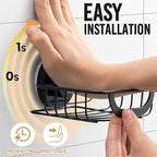 LEVERLOC Soap Holder Dish for Shower Wall, Bar Suction Cup Soap Saver Tray - Image 3