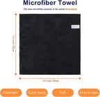 KinHwa Microfiber Dish Cloths for Washing Dishes Ultra Absorbent Dish Rags Fast - Image 2