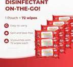 HandyClean Rinse-Free Food Contact Sanitizing Wipes Pouch - Image 9