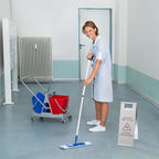 Stainless Steel Wet Floor Sign 2 Pack, 24 Inch Double-Sided Foldable Caution - Image 5