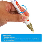 PATIKIL Grout Pen, 4 Pack Khaki Tile Marker Waterproof Grout Sealer Pen Tile - Image 5