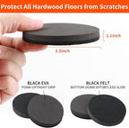 Ezprotekt 3.5" Felt Furniture Movers Sliders - Image 2