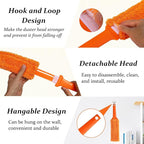 4 Pack 15 inch Reuseable Microfiber Feather Duster, Blind Duster, Gap Duster - Image 3