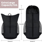 Laundry Backpack Bag, 132L Extra Large Heavy Duty Laundry Backpack - Image 2