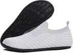 QZKDM Lightweight Slip on Grip Indoor House Slippers Barefoot Non Slip Home - Image 3
