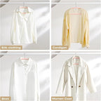 MIZGI 50 Pack Blush Pink Velvet Hangers - Image 7