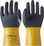 LANON 3 Pairs PVC Chemical Gloves, Thick Rubber Work Gloves, Heavy-Duty by LANONProtection