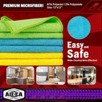 AIDEA Microfiber Cleaning Cloth 20PK, Microfiber Towels - Image 6