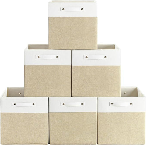 13 x 13 Inch Fine Linen Storage Bins by FinishingBo