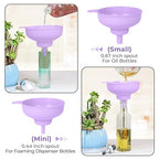 Wide Mouth Kitchen Funnel, Food Grade Plastic Cooking Canning Funnel - Image 3