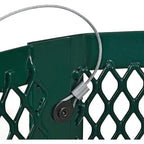 Global Industrial Outdoor Diamond Steel Trash Can - Image 8