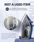 Steam Iron for clothes - 1750W Clothes Iron - Image 9