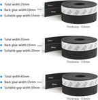 TAROSE Weather Stripping, Silicone Door Seal Strip Door, 16 Feet Long Black - Image 2