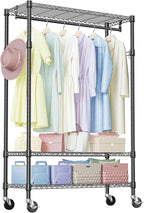IZEUK Heavy Duty Rolling Garment Rack by IZEUK